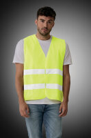 Gilet di sicurezza in PET riciclato GRS giallo