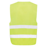 Gilet di sicurezza in PET riciclato GRS giallo