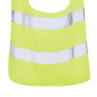 Gilet di sicurezza in PET riciclato GRS giallo