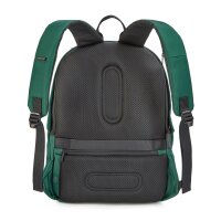 Zaino antitaccheggio Bobby Soft forest green, nero