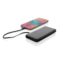 Lockhart 10.000mAh Powerbank aus RCS Kunststoff schwarz