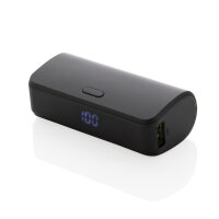 FlashCharge 5000mah Fast-Charge Powerbank aus RCS rPlastik schwarz