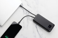 Powerbank da 20000mAh 65W Gridlay per PC nero