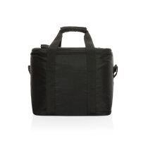 Borsa frigo deluxe Pedro AWARE™ RPET con pannello solare 5W nero