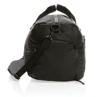 Fashion schwarze Wochenendtasche, PVC-frei schwarz