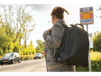 Business Rucksack mit Trolley schwarz