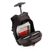 Business Rucksack mit Trolley schwarz