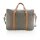 Borsa porta PC in canvas senza PVC grigio