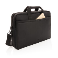Swiss Peak Deluxe PU Laptop-Tasche, PVC-frei schwarz