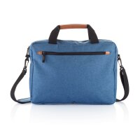 Modische Duo Tone Laptoptasche, PVC-frei blau