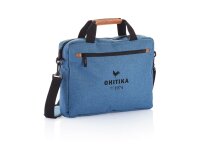 Modische Duo Tone Laptoptasche, PVC-frei blau