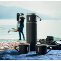 Set thermos e tazze Nero