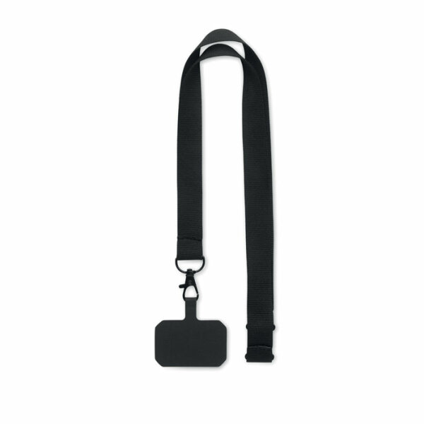 Lanyard porta telefono Nero