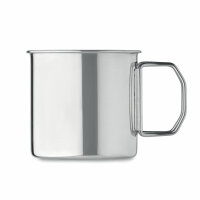 Tazza in acciaio inox 330 ml Argento