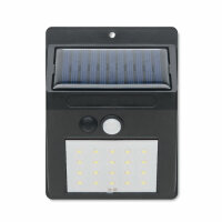 Solar-LED-Bewegungslicht Schwarz