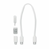 Set connettori per cavi 9 in 1 Bianco