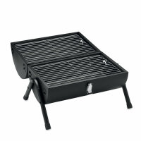 Tragbarer BBQ Grill Schwarz