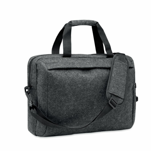 Porta laptop in feltro RPET 15"" Grigio Pietra