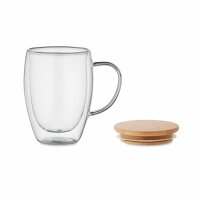 Tazza in borosilicato 350ml Trasparente