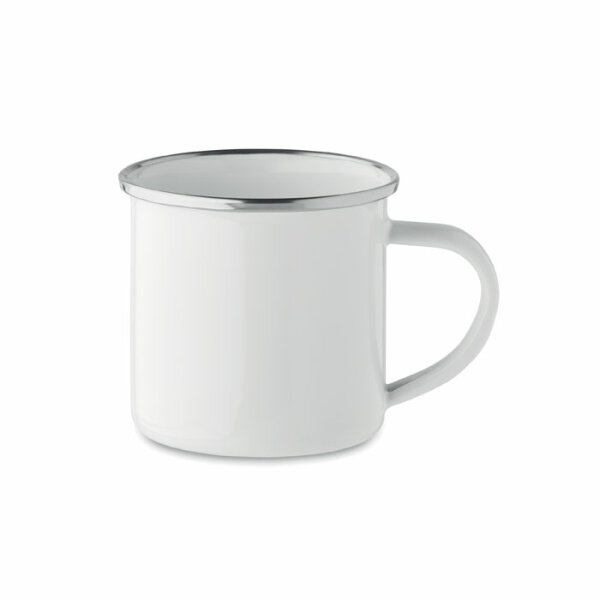 Tazza metallo sublimato 200ml Bianco