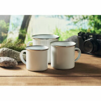 Tazza metallo sublimato 200ml Bianco