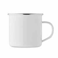 Tazza in metallo sublimato 500ml Bianco