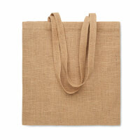 Einkaufstasche Jute Beige