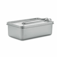 Lunchbox Edelstahl 750ml Silber