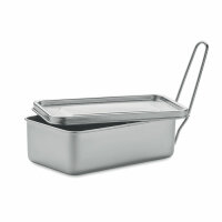 Lunchbox Edelstahl 750ml Silber