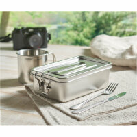 Lunchbox Edelstahl 750ml Silber