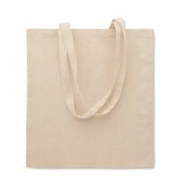 Shopper in policotone Beige