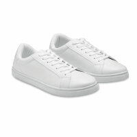 Sneaker in PU taglia 47 Bianco