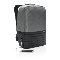 Zaino antitaccheggio porta PC da 15,6" RFID Swiss Peak grigio, nero