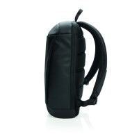 Madrid Anti-Diebstahl RFID USB Laptop-Rucksack schwarz, schwarz