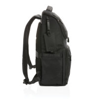 Swiss Peak AWARE™ RPET Voyager 15.6 Laptop Rucksack schwarz