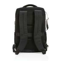 Swiss Peak AWARE™ RPET Voyager 15.6 Laptop Rucksack schwarz