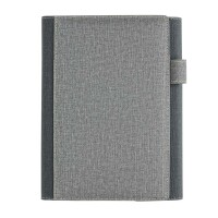 A5 Deluxe-Design Notizbuch-Cover grau