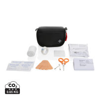 Kleines Erste-Hilfe-Set in RCS recycelter Nubuk-PU Tasche...