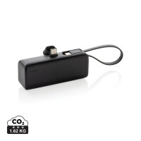 Powerbank 3000 mAH Powerlink in rPlastica RCS con type C nero