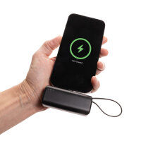 Powerbank 3000 mAH Powerlink in rPlastica RCS con lightning nero