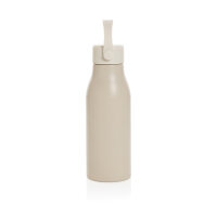 Bottiglia Pluto in alluminio riciclato certificato RCS 680ml beige