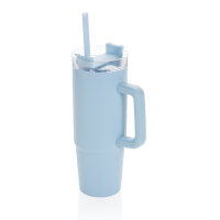 Tazza con manico Tana in plastica riciclata RCS 900ML azzurro