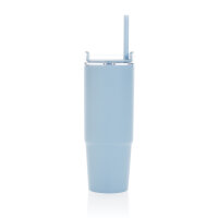 Tazza con manico Tana in plastica riciclata RCS 900ML azzurro