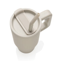 Bicchiere Embrace deluxe in r-Acciaio RCS 900ml beige