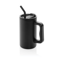 Tazza Cube in r-Acciaio RCS 800ml nero