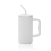 Tazza Cube in r-Acciaio RCS 800ml bianco