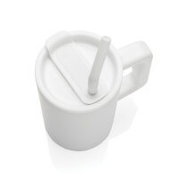 Tazza Cube in r-Acciaio RCS 800ml bianco