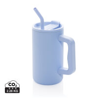 Tazza Cube in r-Acciaio RCS 800ml azzurro