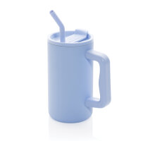 Tazza Cube in r-Acciaio RCS 800ml azzurro