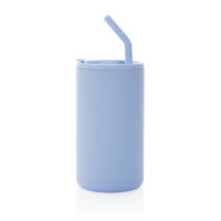 Tazza Cube in r-Acciaio RCS 800ml azzurro